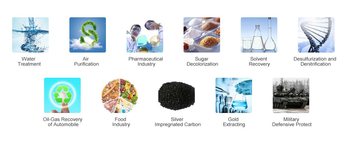 activated carbon Applications